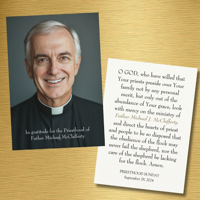 PRIESTHOOD SÖNDAG PERSONLIG PRAYER CARDS PLACERINGSKORT (Skapare uppladdad)