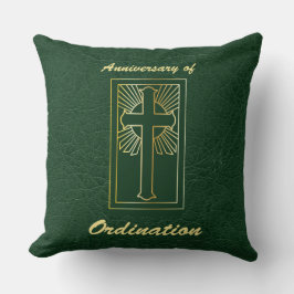 Priestjubileumsfirandet av Ordination Leather-utse Kudde