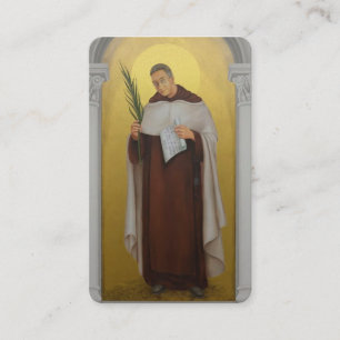 Priestkort för Saint Titus Brandsma Carmelite Hel Visitkort