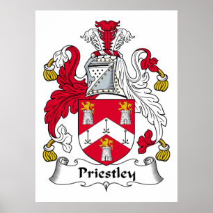 Priestley familjvapensköld poster