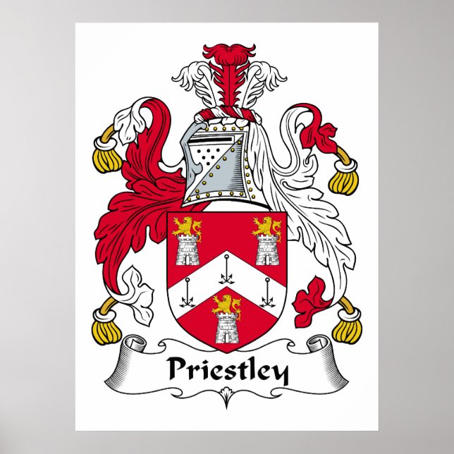 Priestley Family Crest Poster (Framsidan)