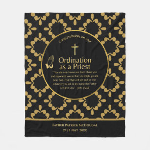 Priestortering Ny Priest New Priest Rechered Anpas Fleecefilt