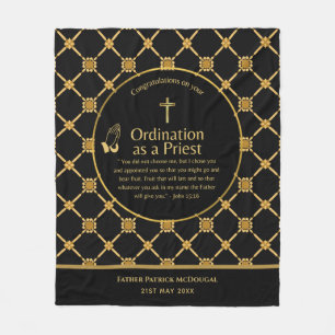 Priestortering Ny Priest New Priest Rechered Anpas Fleecefilt