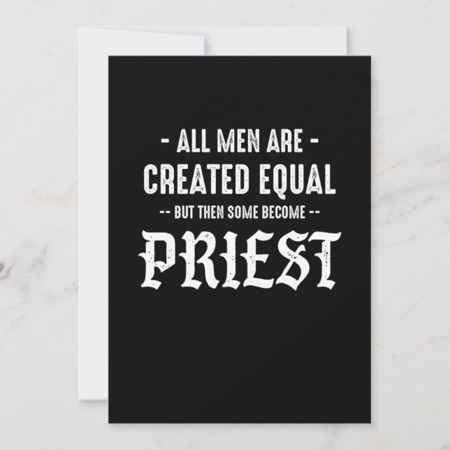 Priests kyrkokatolik Faith Jesus Kristus Pray Gif Inbjudningar (Framsida)
