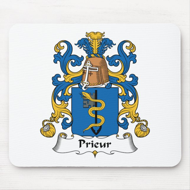 Prieur familjvapensköld musmatta (Framsidan)