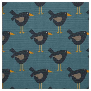 Prim Kråkas Fabric, Whimsical Kråkas Tyg