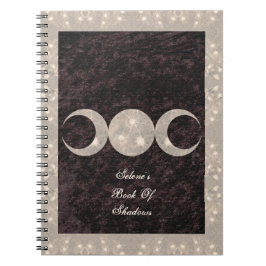 Prim Moon Design Book of Shadows BOS Grimorio Anteckningsbok