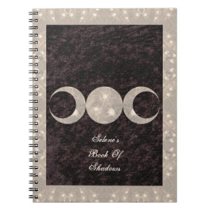 Prim Moon Design Book of Shadows BOS Grimorio Anteckningsbok