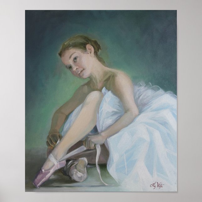 Prima Ballerina Fine Art Skriv ut Poster (Framsidan)