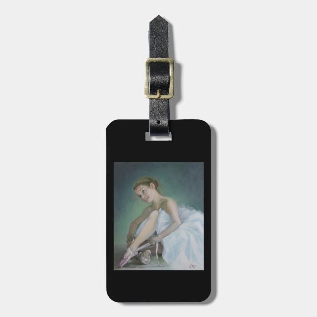Prima Ballerina Luggage Tag Bagagebricka (Vertikal Framsida)