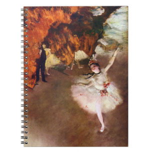 Prima Ballerina, Rosita Mauri av Edgar Degas Anteckningsbok Med Spiral