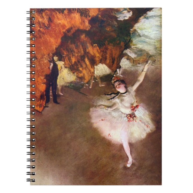 Prima Ballerina, Rosita Mauri av Edgar Degas Anteckningsbok Med Spiral (Framsidan)