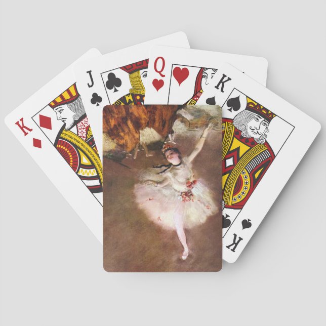 Prima Ballerina, Rosita Mauri av Edgar Degas Casinokort (Baksidan)