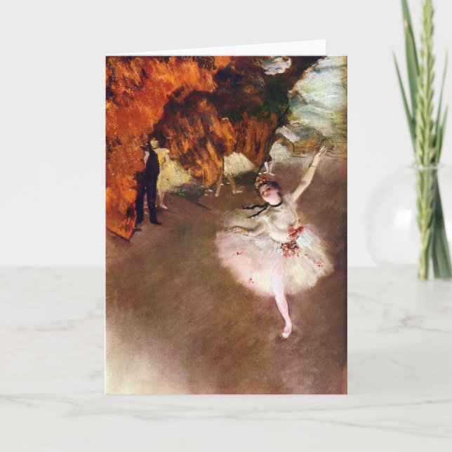 Prima Ballerina, Rosita Mauri av Edgar Degas Kort (Framsida)