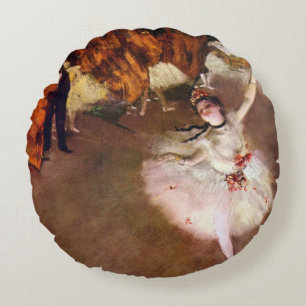Prima Ballerina, Rosita Mauri av Edgar Degas Rund Kudde