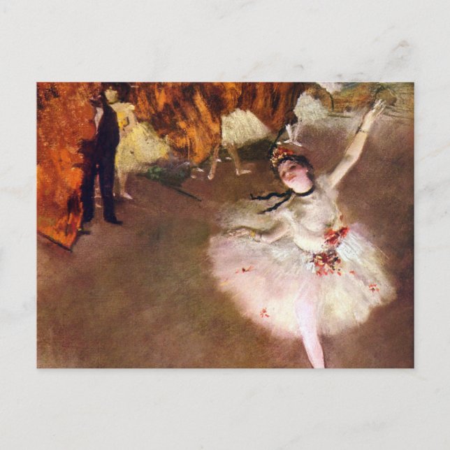 Prima Ballerina, Rosita Mauri av Edgar Degas Vykort (Framsida)