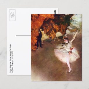 Prima Ballerina, Rosita Mauri av Edgar Degas Vykort