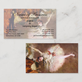 Prima Ballerina Rosita Mauri, stjärnan Edgar Degas Visitkort