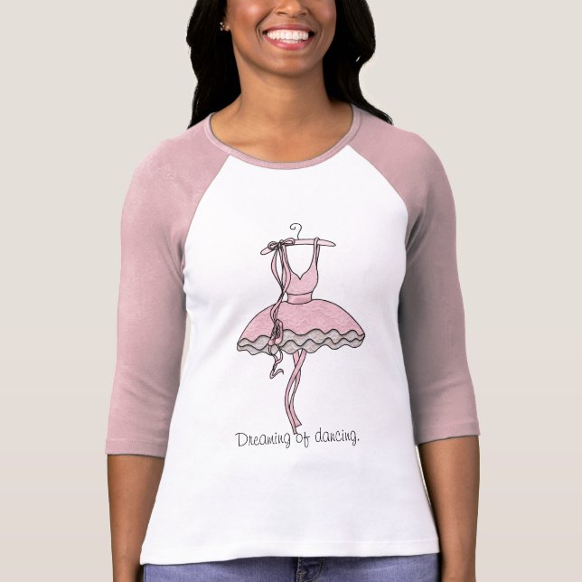 "Prima Ballerina" skjorta T-shirt (Framsida)