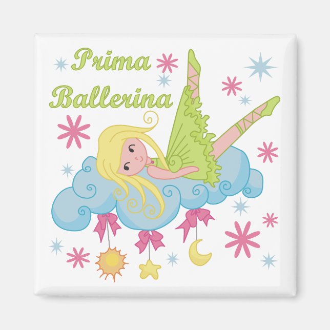 Prima Ballerina Tshirts och Gifts Magnet (Framsidan)