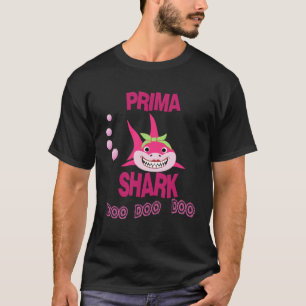 Prima Shark Cousin Playera para Prima en Espanol T Shirt