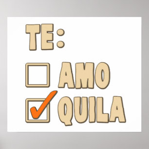 Prima Te Amo Tequilaspanjor Poster