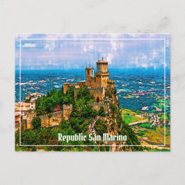 Prima Torre Guaita. Republiken San Marino. vykort