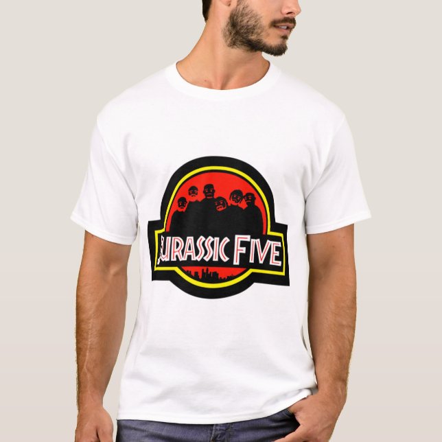 Primal Five Silhouette Logotyp T-shirt (Framsida)