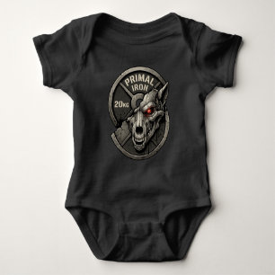 Primal Iron Wolf Gym Träningsplattor Grafisk T-Shi T Shirt