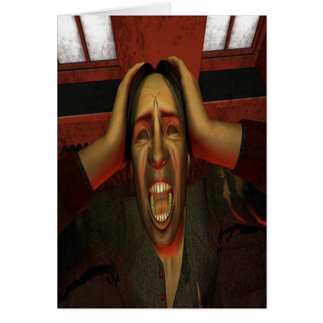 Primal Skräm Hälsningskort (Framsidan)