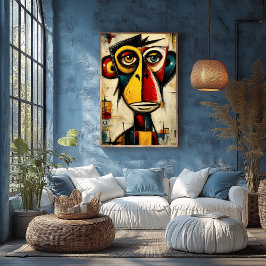 Primal spegel Samtidig Abstrakt Expressionism Poster