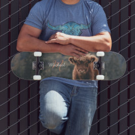 Primär förstahandsundersökning av höstgräs mini skateboard bräda 18,5 cm