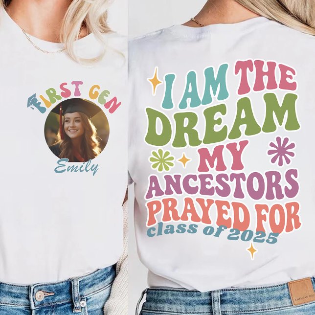 Primär Gen Retro Personlig Studenten-gåva T Shirt (Skapare uppladdad)