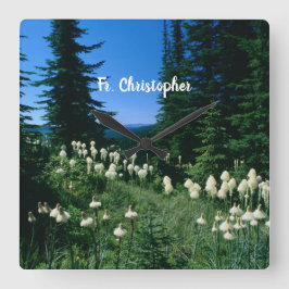 Primär liggande Personlig Fyrkantig Klocka