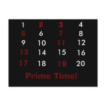 Primär matematisk vykort