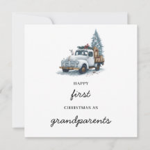 Primär morföräldrar, julkort för Helgdag