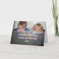 Primär Personlig jul - valfritt foto-överföringsko