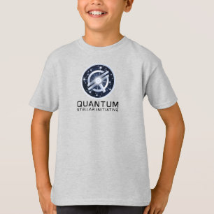 Primär QSI-Logotyp - Svart text - Kids Tee