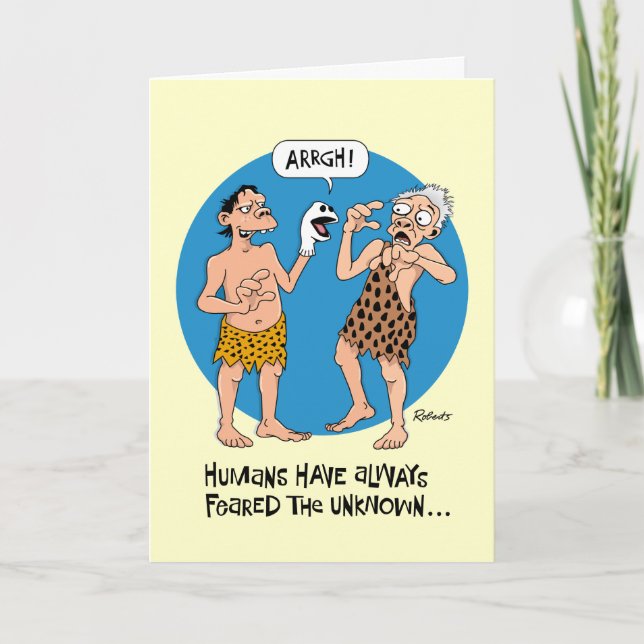 "Primär rädsla" 66:e födelsedagen Kort (Framsida)