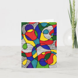 Primära dockor för mappat tomt anteckningskort