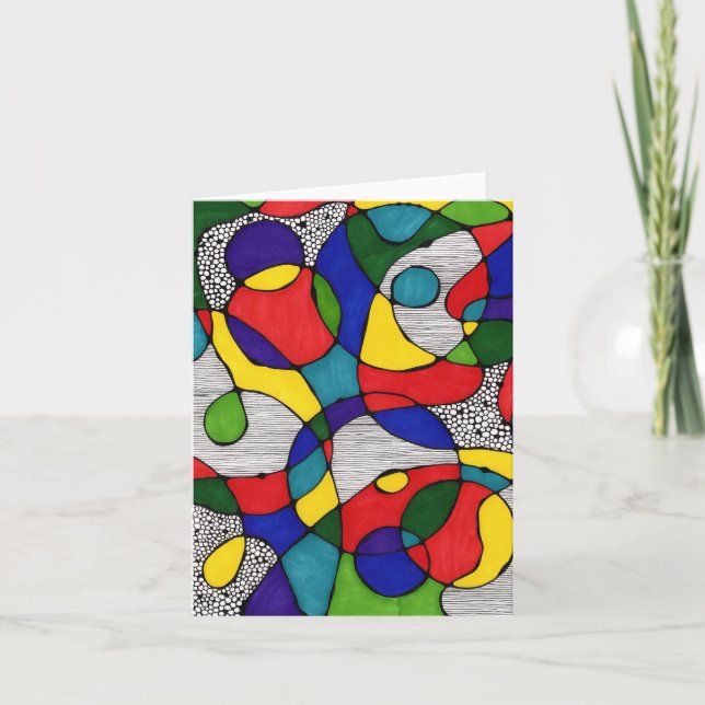 Primära dockor för mappat tomt anteckningskort (Framsida)