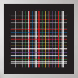 Primära faktorer - multiplikation av Bord Lattice Poster