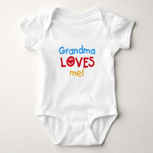 Primära Färg Grandma Kärlek Me T-shirts