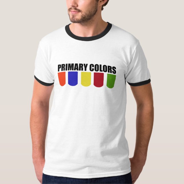 Primära färger (gitarren) t-shirt (Framsida)