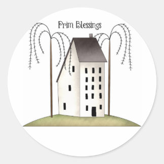 Primära välsignelser - Stickers Runt Klistermärke