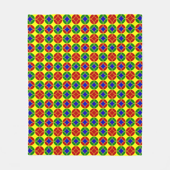 Primärcirklar-01-FLEECE BLANKET M Fleecefilt (Framsidan)