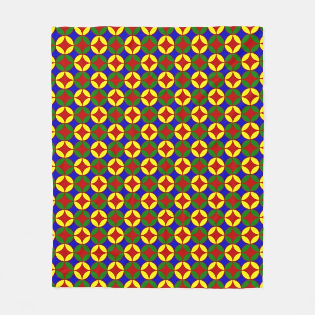 Primärcirklar-04-FLEECE BLANKET M Fleecefilt (Framsidan)