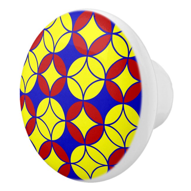 Primärcirklar-10-CERAMIC KNOB Knopp (Höger)