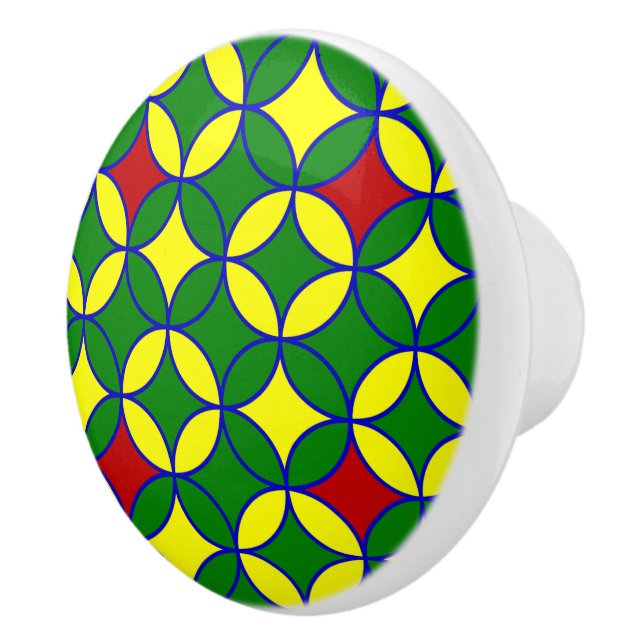 Primärcirklar-11-CERAMIC KNOB Knopp (Höger)