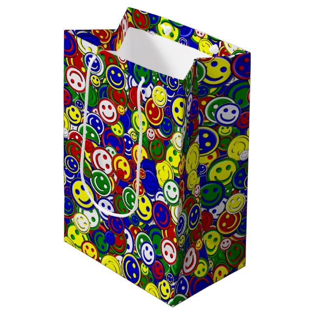 Primärt Ansikte-Pärlor-BLUE-GIFT BAG m (Framsidan Vinklad)